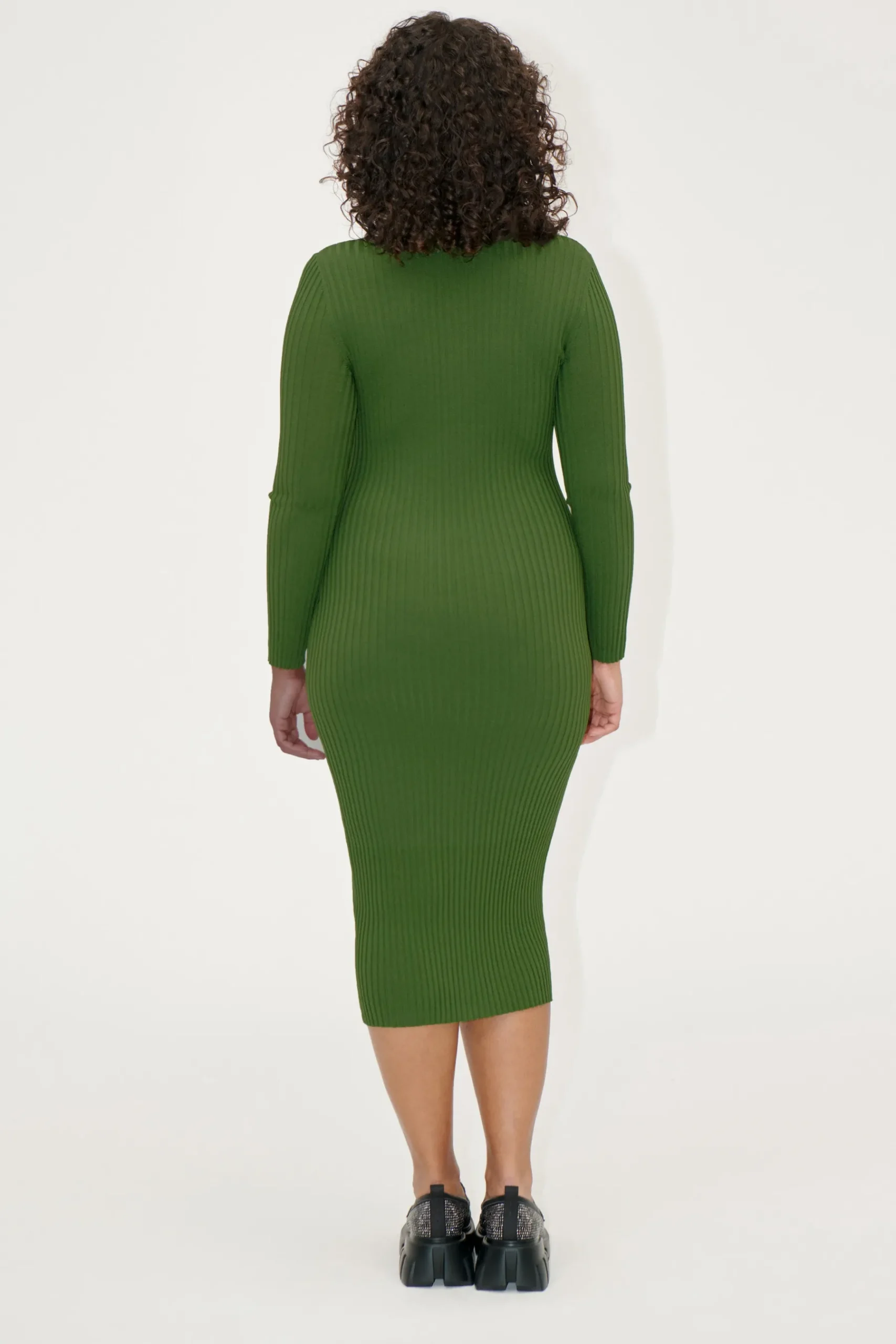 STINE GOYA Cardigan Dress - Sage Green Multi SageGreenMulti Discount