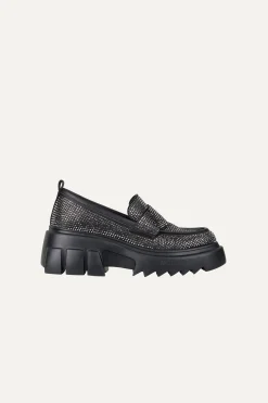 STINE GOYA Crystalized Loafer - Black Store