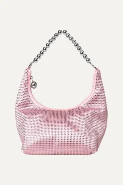 STINE GOYA Crystalized Pyramid Pouch - Pink Sale