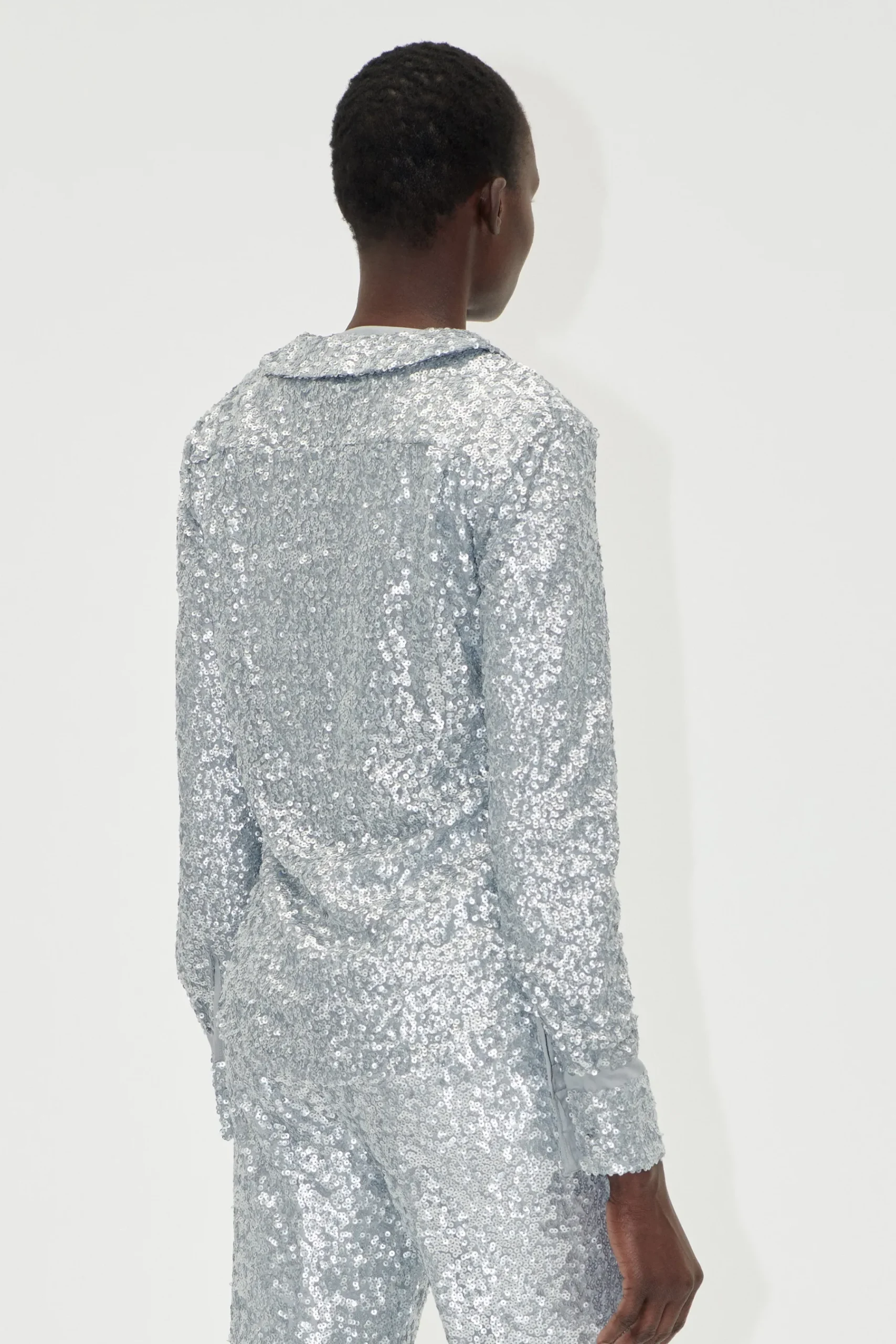 STINE GOYA Double Collar Shirt - Steel Grey SteelGrey Discount