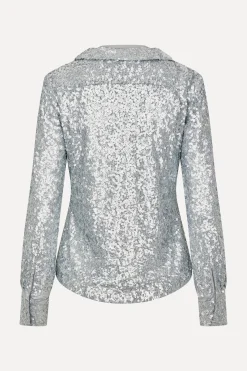 STINE GOYA Double Collar Shirt - Steel Grey SteelGrey Discount