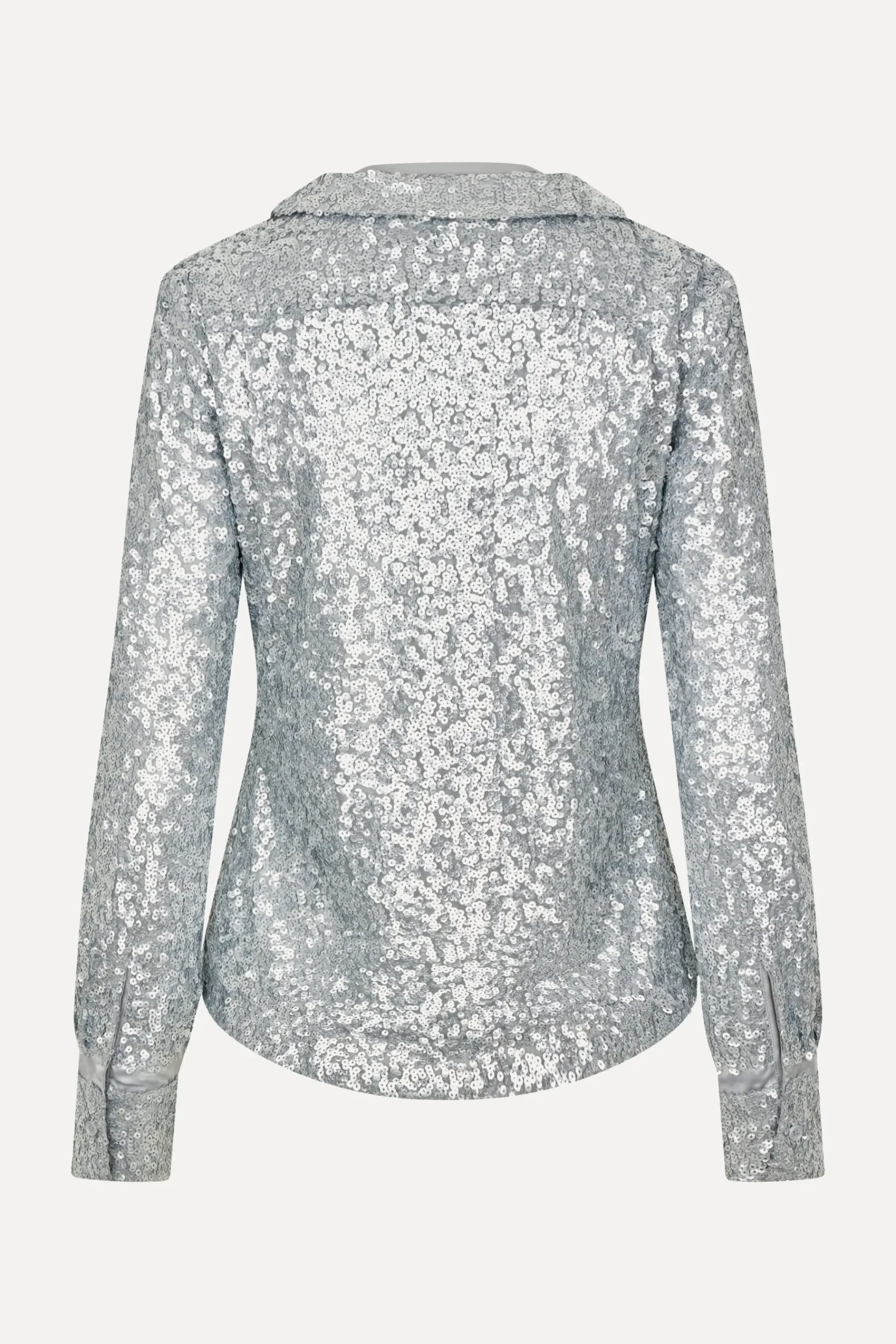 STINE GOYA Double Collar Shirt - Steel Grey SteelGrey Discount