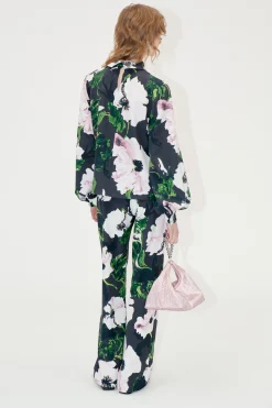 STINE GOYA Elasticated Long Pants - Umber Windflower UmberWindflower Online