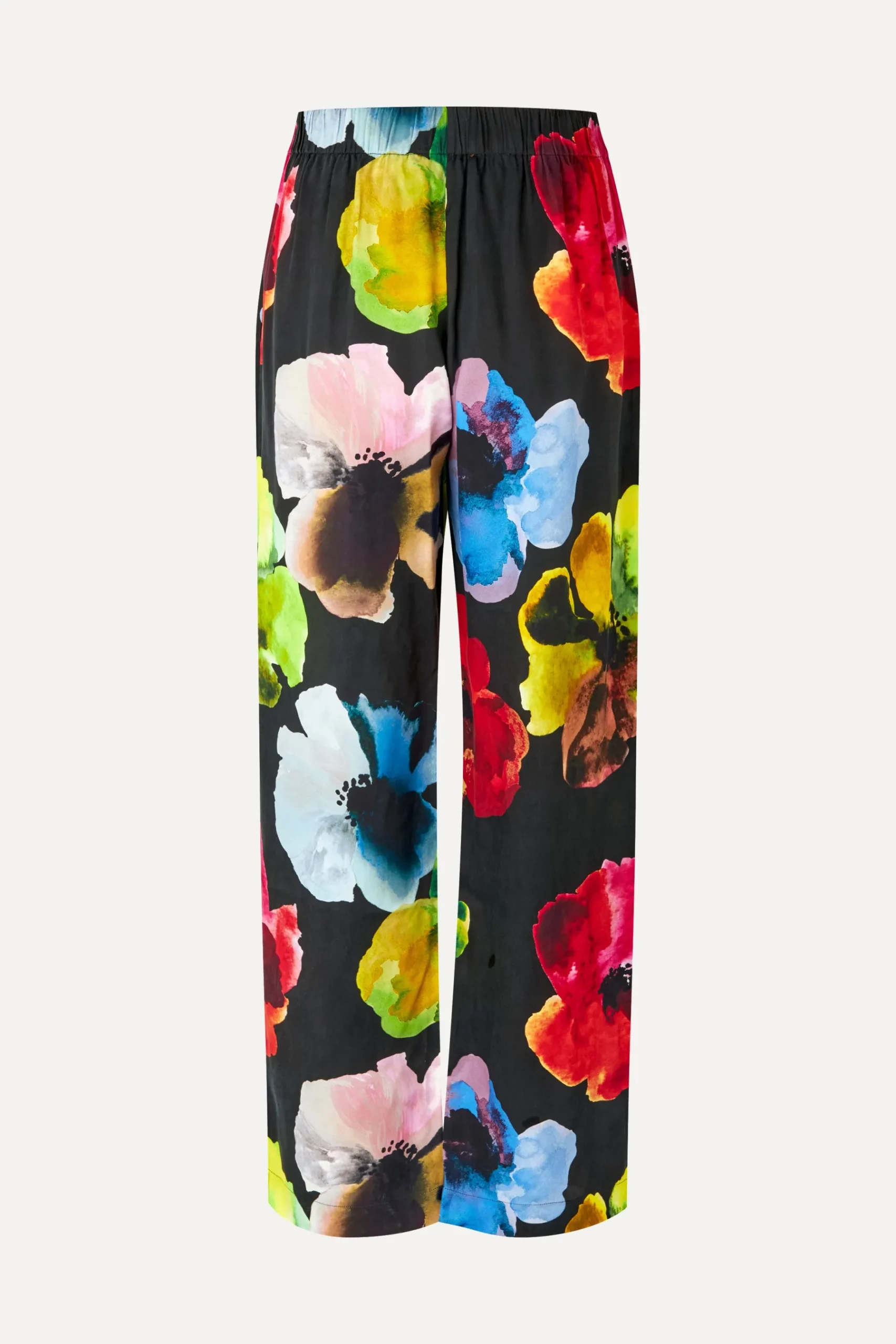 STINE GOYA Elasticated Long Pants - Watercolor Bloom WatercolorBloom Hot