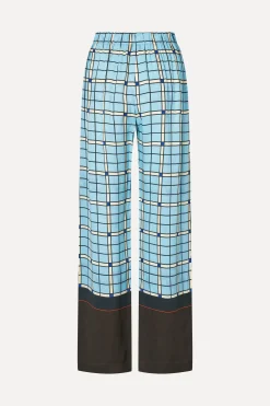 STINE GOYA Elasticated Long Pants - Window Check WindowCheck Clearance