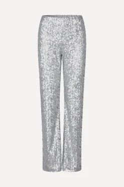 STINE GOYA Elasticated Straight Long Pants - Steel Grey SteelGrey Store