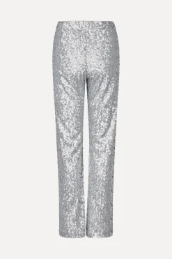 STINE GOYA Elasticated Straight Long Pants - Steel Grey SteelGrey Store