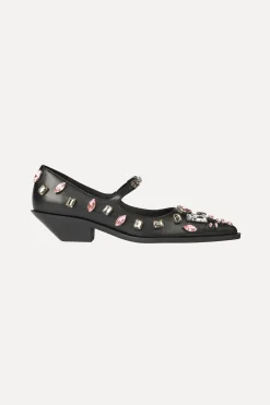 STINE GOYA Embellished Mary Jane - Black Online