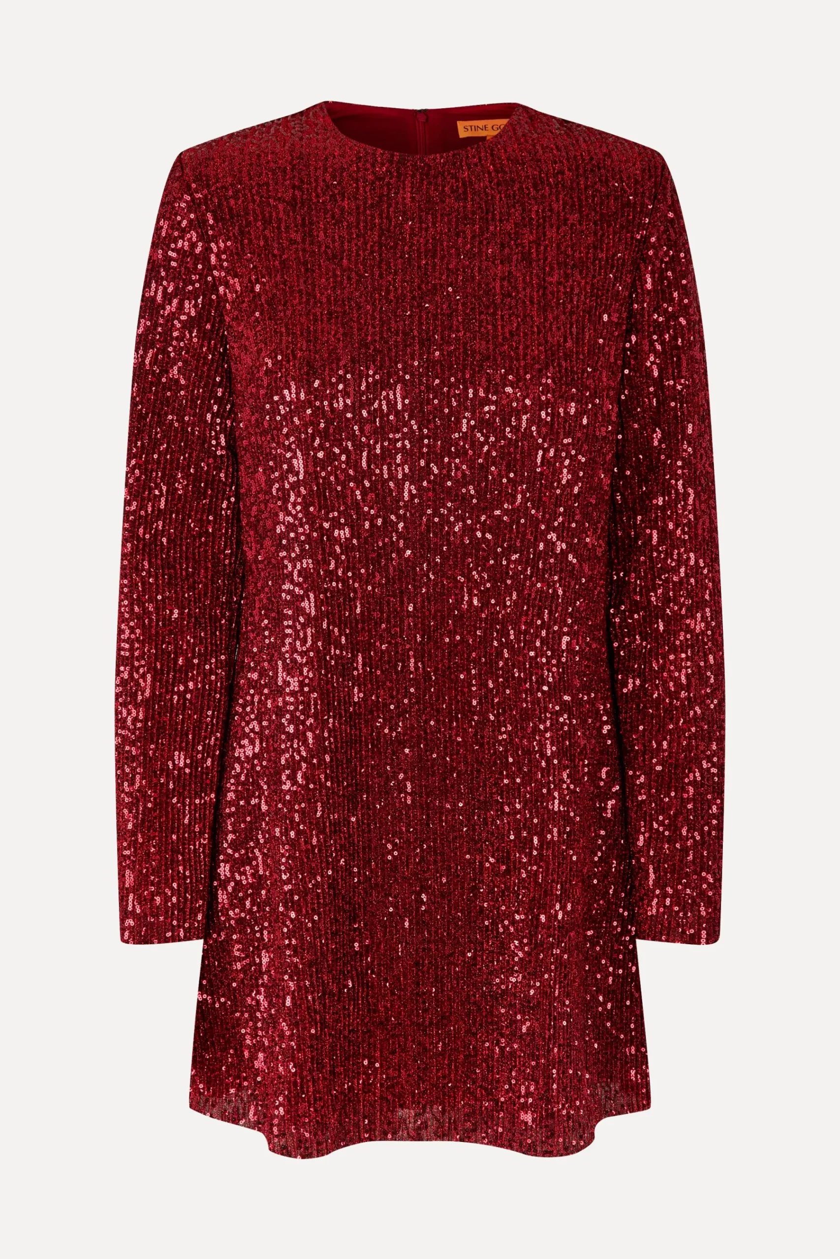 STINE GOYA Fluid Short Dress - Bordeaux Cheap