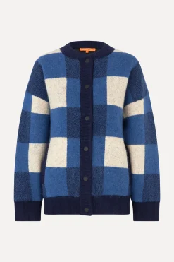 STINE GOYA Gingham Check Bomber - Blue Gingham Check BlueGinghamCheck Discount