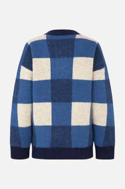 STINE GOYA Gingham Check Bomber - Blue Gingham Check BlueGinghamCheck Discount