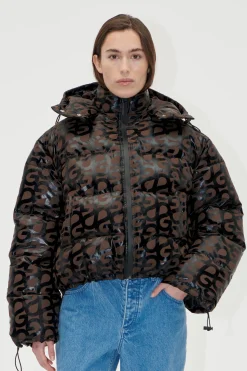 STINE GOYA Hooded Long Sleeve Puffer - SG Logo SGLogo Cheap