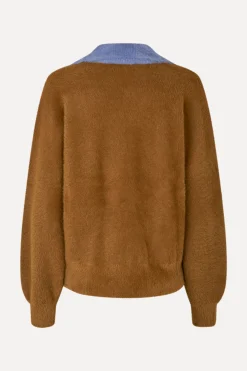 STINE GOYA Knit Polo - Partridge Brown PartridgeBrown Outlet