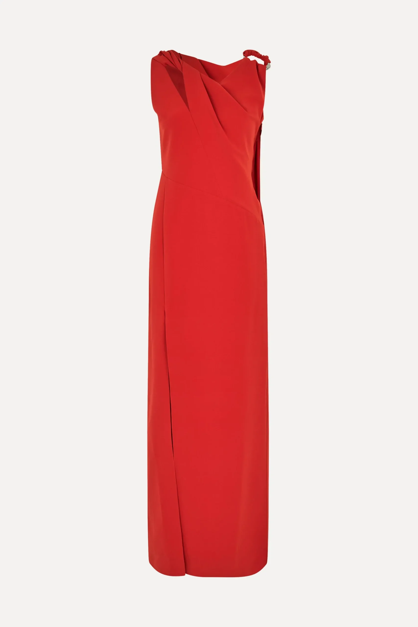 STINE GOYA Knotted Floor Length Dress - Red Ochre RedOchre Cheap