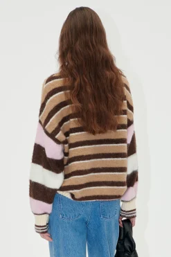 STINE GOYA Long Sleeve Crew Neckline Jumper - Multi Stripes MultiStripes Best Sale