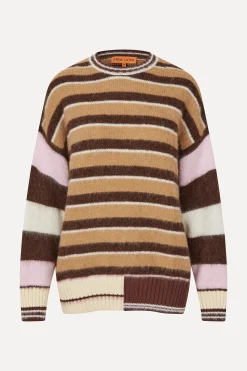 STINE GOYA Long Sleeve Crew Neckline Jumper - Multi Stripes MultiStripes Best Sale