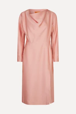 STINE GOYA Long Sleeve Midi Dress - Rose Tan RoseTan Clearance