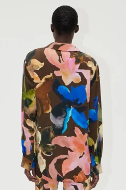 STINE GOYA Long Sleeve Shirt - Aquarelle Garden AquarelleGarden Cheap