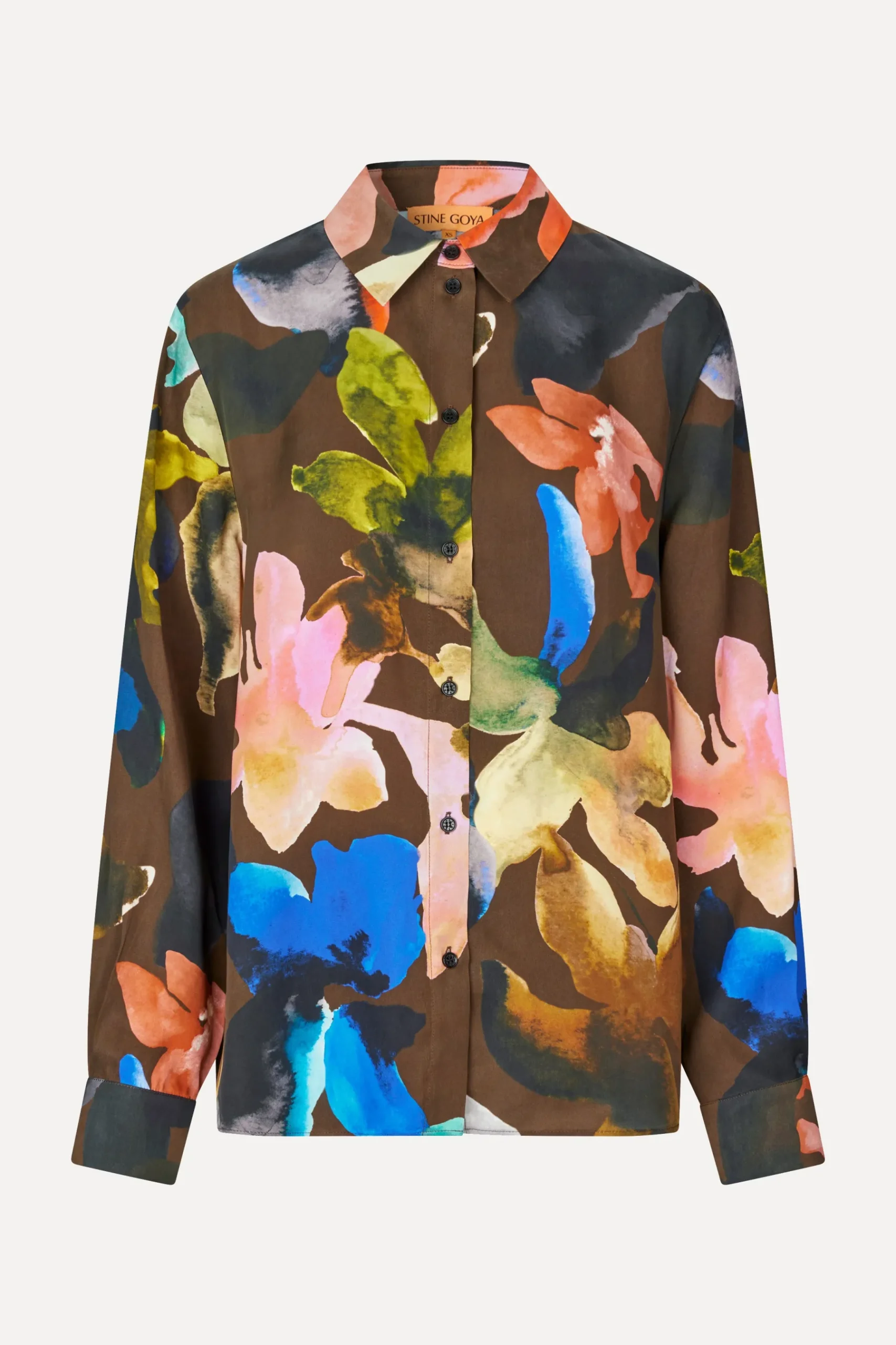STINE GOYA Long Sleeve Shirt - Aquarelle Garden AquarelleGarden Cheap
