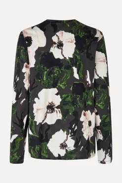 STINE GOYA Long Sleeve Top - Umber Windflower UmberWindflower Best Sale