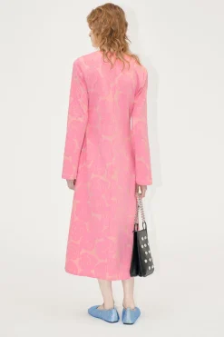 STINE GOYA Long Sleeve V Neck Dress - Rose Relief RoseRelief Hot