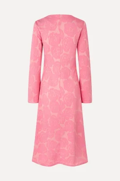 STINE GOYA Long Sleeve V Neck Dress - Rose Relief RoseRelief Hot