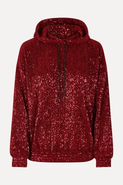 STINE GOYA Oversize Hoodie - Bordeaux Fashion