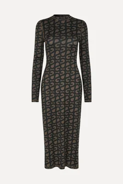 STINE GOYA Pullover Long Sleeve Midi Dress - SG Logo SGLogo New