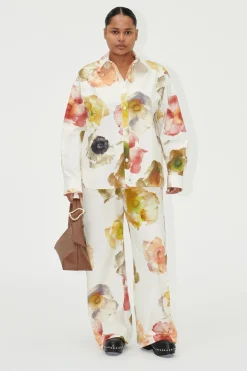 STINE GOYA SGCarola Pants - Pastel Poppies PastelPoppies Cheap