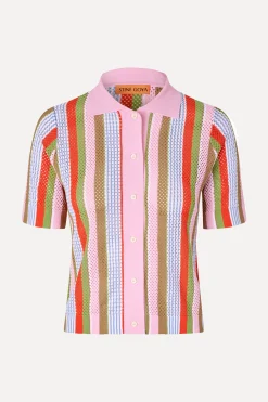 STINE GOYA SGDarcy Cardigan - Multi Stripe MultiStripe Online