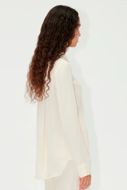 STINE GOYA SGFelix Shirt - Tangerine Paintbrush TangerinePaintbrush Flash Sale