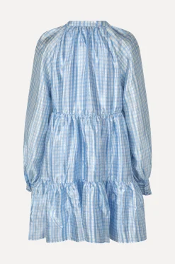 STINE GOYA SGJasmine Dress - Blue Check BlueCheck Outlet