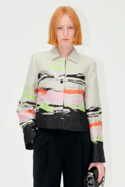 STINE GOYA SGKiana Jacket - Abstract Strokes AbstractStrokes Shop