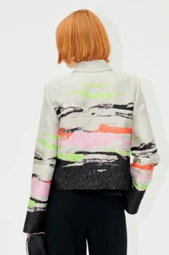 STINE GOYA SGKiana Jacket - Abstract Strokes AbstractStrokes Shop