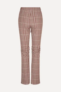 STINE GOYA SGLenny Pants - Brown Check BrownCheck Best