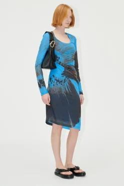 STINE GOYA SGLeonora Dress - Brown Brush Stroke Poppy BrownBrushStrokePoppy Sale