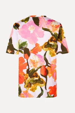 STINE GOYA SGMargila T-shirt - Summer Day Poppies shirt-SummerDayPoppies Cheap