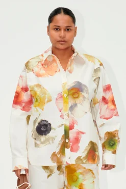 STINE GOYA SGMartina Shirt - Pastel Poppies PastelPoppies Fashion
