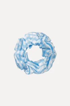 STINE GOYA SGScrunchie - Blue Check BlueCheck Flash Sale