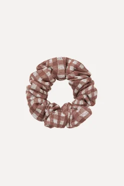STINE GOYA SGScrunchie - Brown Check BrownCheck Cheap