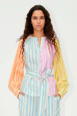 STINE GOYA SGVianna Blouse - Summer Stripes SummerStripes Online