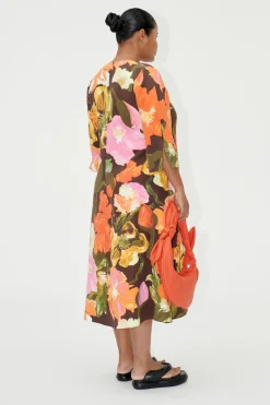STINE GOYA SGVic Dress - Summer Night Poppies SummerNightPoppies Hot