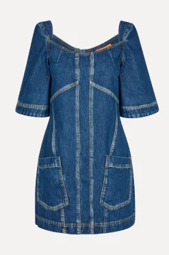 STINE GOYA SGYvonne Denim Dress - Trompe L'oeil TrompeL'oeil Online