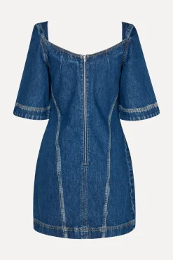 STINE GOYA SGYvonne Denim Dress - Trompe L'oeil TrompeL'oeil Online