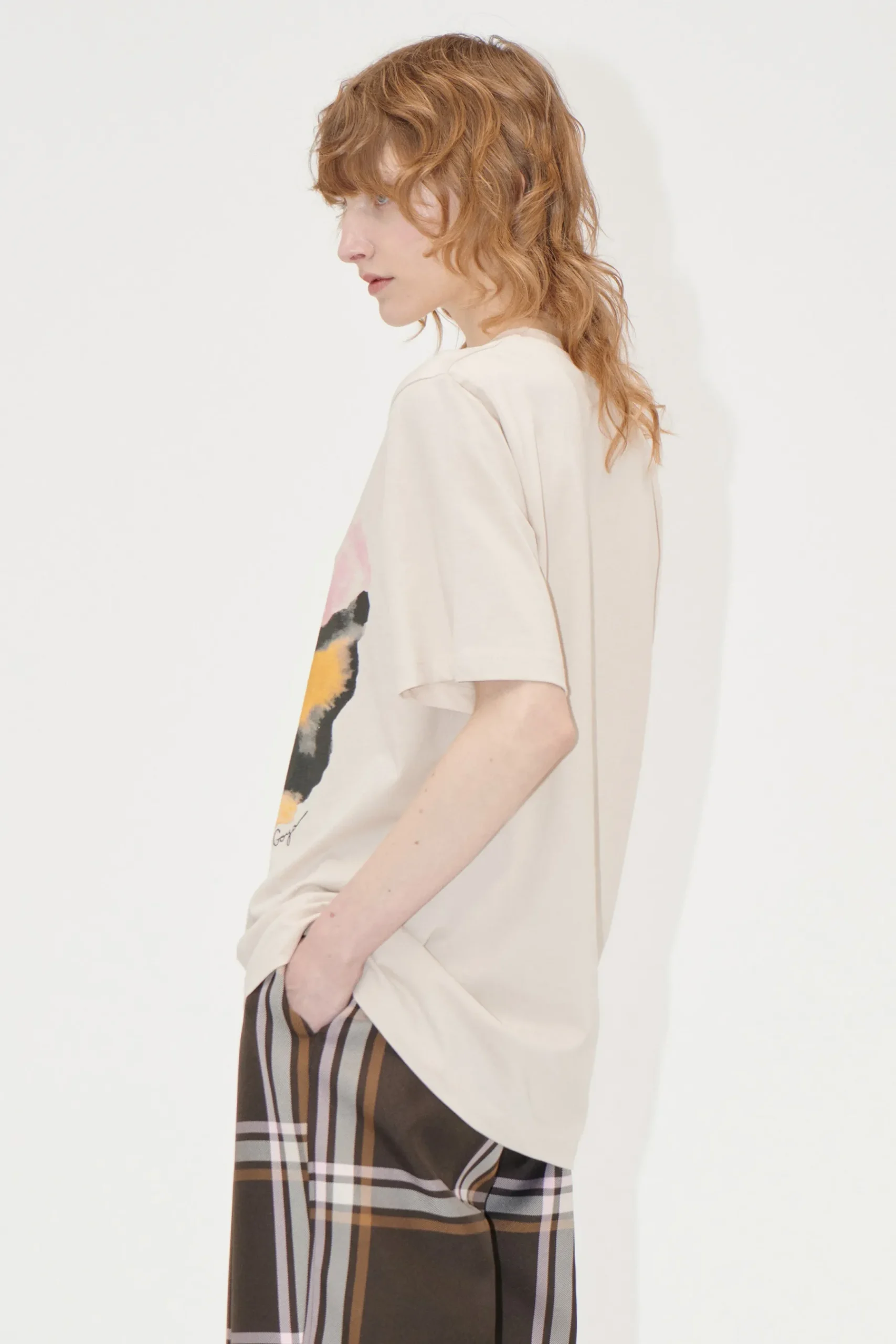 STINE GOYA Short Sleeve T-shirt - Pastel Petals shirt-PastelPetals Discount