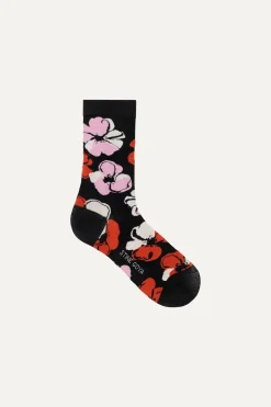 STINE GOYA Short Socks - Watercolor Bloom WatercolorBloom Best Sale