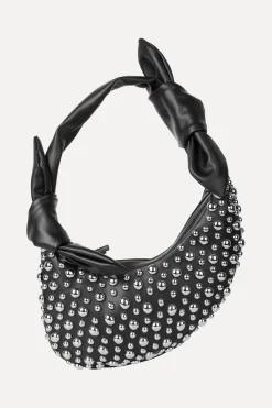 STINE GOYA Studded Knotted Satchel - Black Outlet