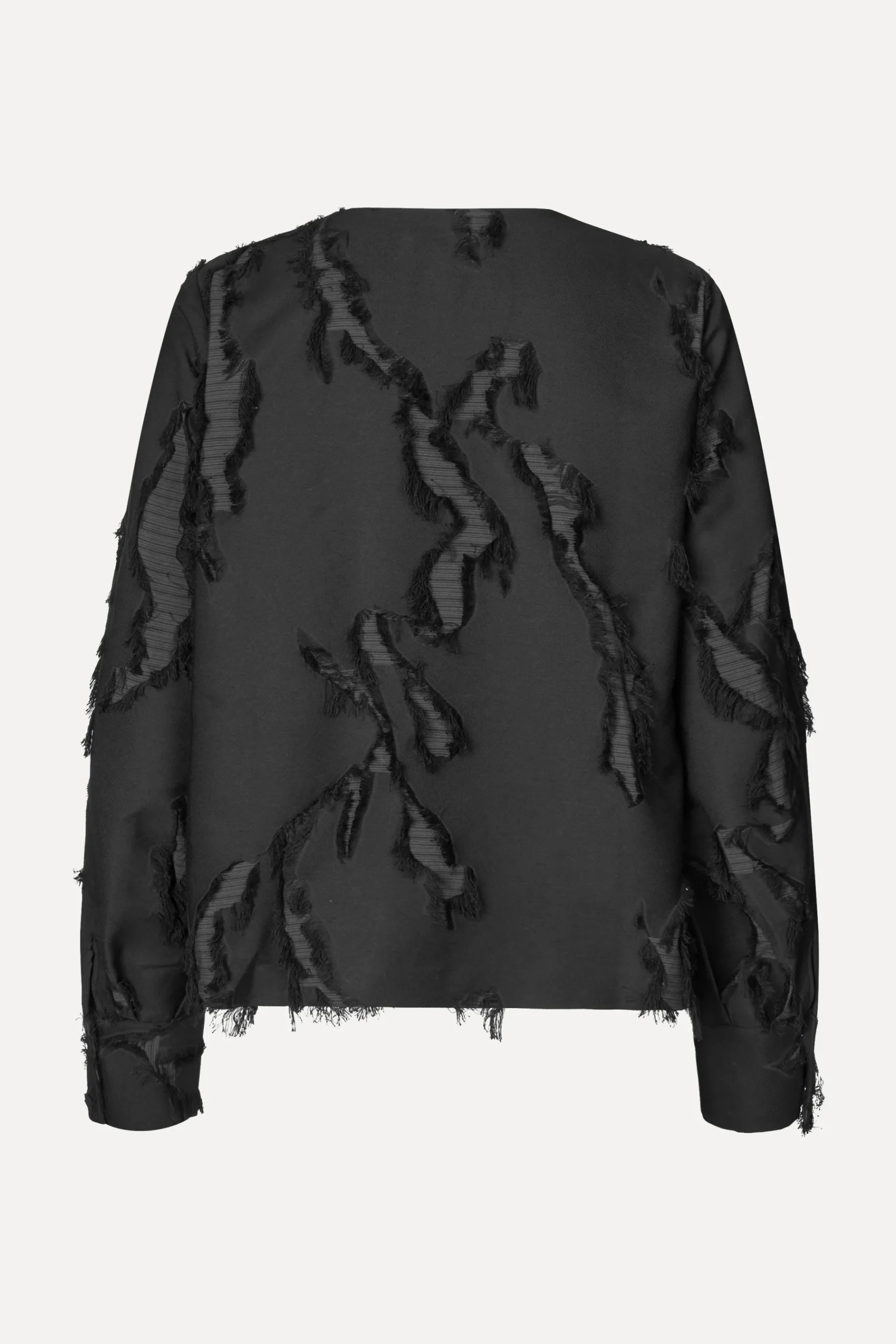 STINE GOYA V Neck Long Sleeve Top - Jet Black JetBlack Best Sale