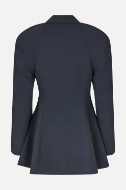 STINE GOYA Voluminous Mini Coat Dress - Black Outlet