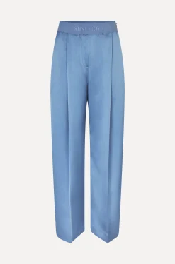 STINE GOYA Wide Leg Long Pants - Infinity Blue InfinityBlue Discount